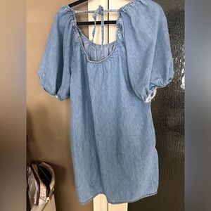 Denim dress